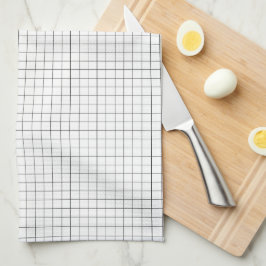 Black and White Kitchen Tea Towel Trasa Kökshandduk