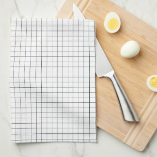 Black and White Kitchen Tea Towel Trasa Kökshandduk