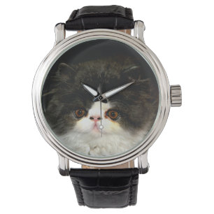 Black and White Kitten Armbandsur