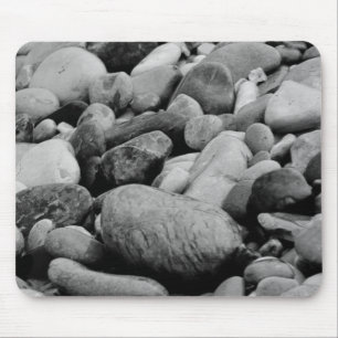 Black and White Lakeshore Beach Stones Musmatta