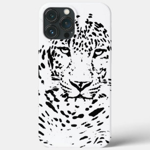 Black and White Leopard