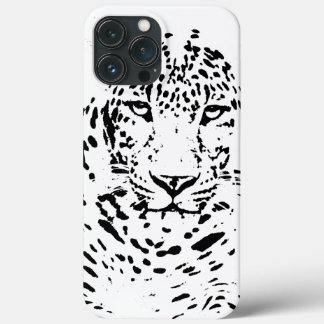 Black and White Leopard