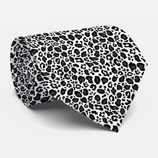 Black and white leopard cheetah pattern slips (Rullad)