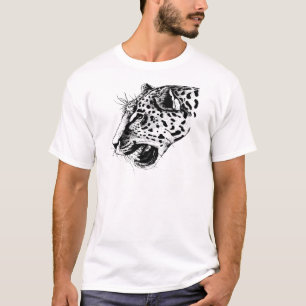 Black and White Leopard Tee Shirt