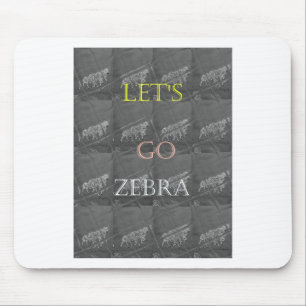 Black and White Lets Go Zebra Hakuna Matata motif Musmatta