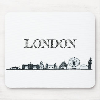 Black and White London Skyline Musmatta