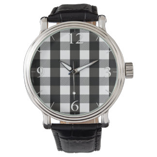 Black and White Lumberjack Play Armbandsur
