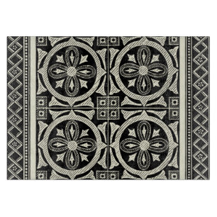 Black and White Mandala Motif by Vision Studio