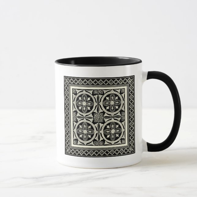 Black and White Mandala Motif by Vision Studio Mugg (Höger)