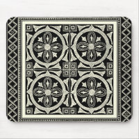 Black and White Mandala Motif by Vision Studio