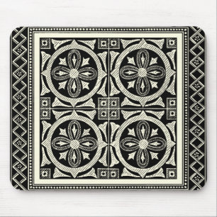 Black and White Mandala Motif by Vision Studio Musmatta