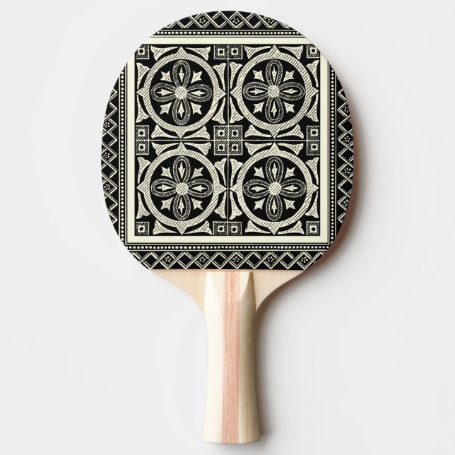 Black and White Mandala Motif by Vision Studio Pingisracket (Framsidan)
