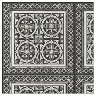 Black and White Mandala Motif by Vision Studio Tyg