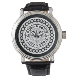 Black and White mandala watch Armbandsur