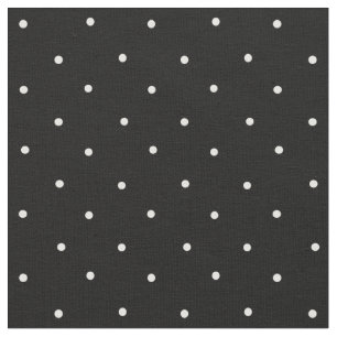Black and White Mini Polka Dot Mönster Tyg