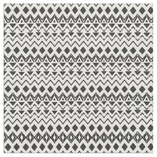 Black and White Modern Hand plockade Tribal Aztec Tyg