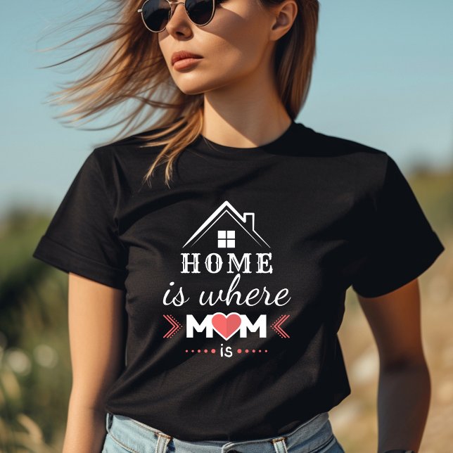 Black and White Mors dag T-Shirt (Skapare uppladdad)