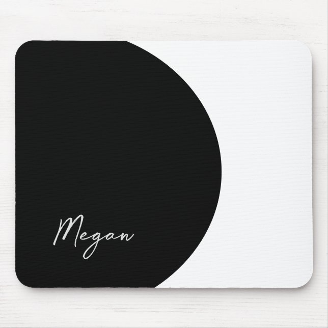 Black and White Mousepad Musmatta (Framsidan)