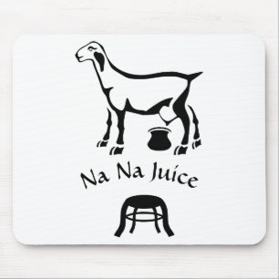 Black and White Nanny Goat Milking Stool Musmatta