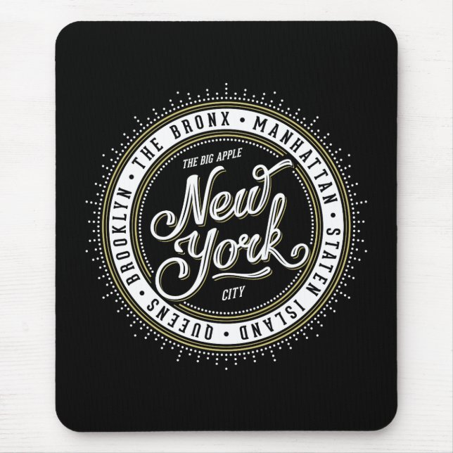 Black and White New York City Logotyp Musmatta (Framsidan)