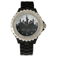 Black and White New York Skyline