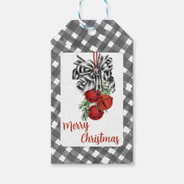 Black and White Noël Presentetikett