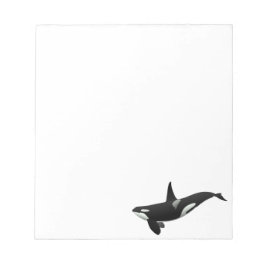 Black and White Orca Killer Whale Anteckningsblock