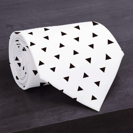 Black and White Pattern Custom Necktie Slips
