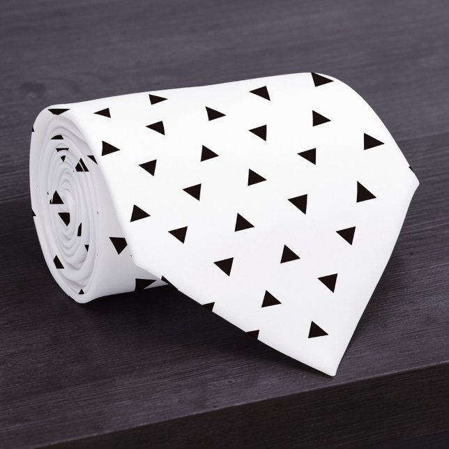 Black and White Pattern Custom Necktie Slips (Skapare uppladdad)