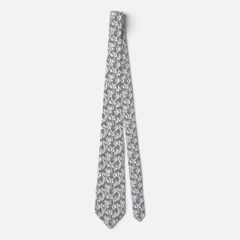 Black and White Peace Lily Mönster Slips