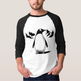 Black and White Penguin T Shirt