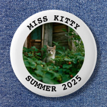 Black and White Personlig Round Photo Ram