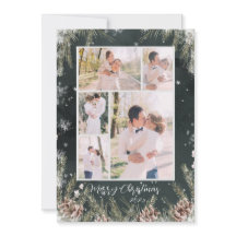 Black and White Photo Christmas Card