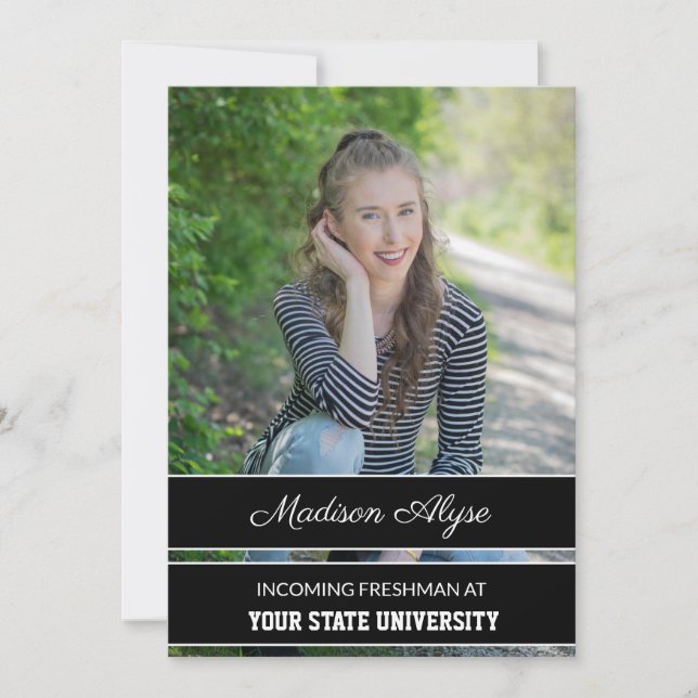 Black and White Photo Trunk Party Inbjudningar (Framsida)