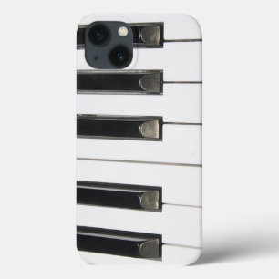 Black and White Piano Nycklar Phone Case