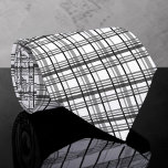 Black and White Plaid Custom Necktie Slips<br><div class="desc">A timeless and versatile accessory, this custom necktie features a classic black and white pattern. Perfect for adding a touch of sophistication to any outfit, whether it's for a formal event, a business meeting, or simply to elevate your everyday look. The crisp stripes create a stylish and refined appearance, making...</div>
