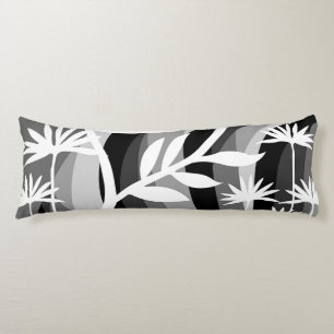 Black and White Plant Kroppskudde