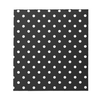 Black and White Polka Dot Anteckningsblock