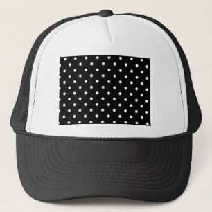 Black and White Polka Dot Keps