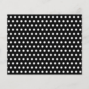 Black and White Polka Dot Mönster. Fläckigt.