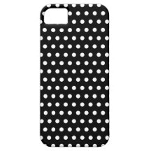 Black and White Polka Dot Mönster. Fläckigt.