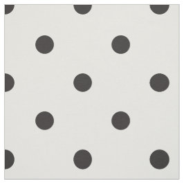 Black and White Polka Dot Söt Mönster Tyg