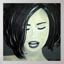 Black and White Poster Smile, Bliss, Truth Kimba