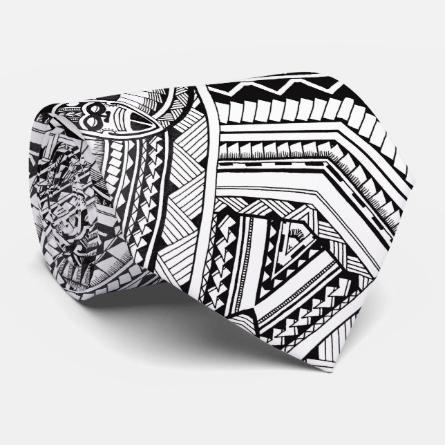 Black and White Professionell Tribal Tattoo Mönste Slips (Rullad)