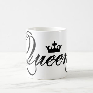 Black and White Queen Coffee Mugg
