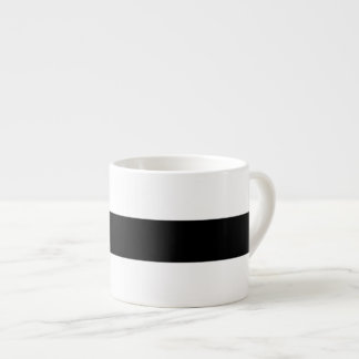Black and White Rand Classic Espressomugg
