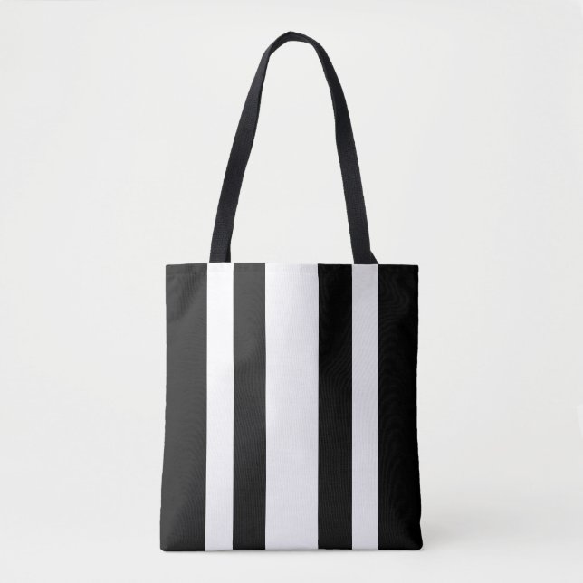 Black and White Rand Tygkasse (Framsida)