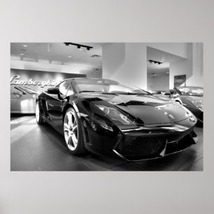 Black and White Ride Poster