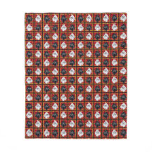 Black and White Scottish Terrier plaid filt