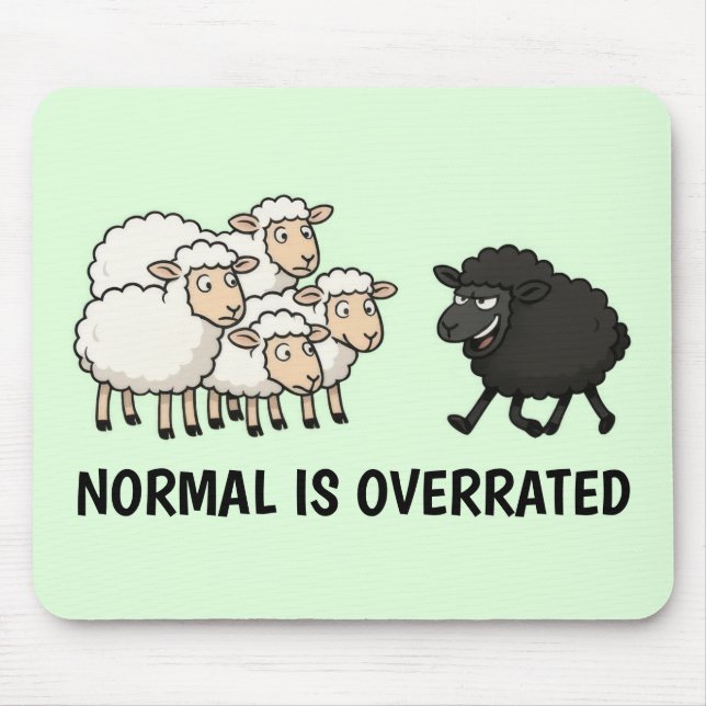 Black and White Sheep Musmatta (Framsidan)